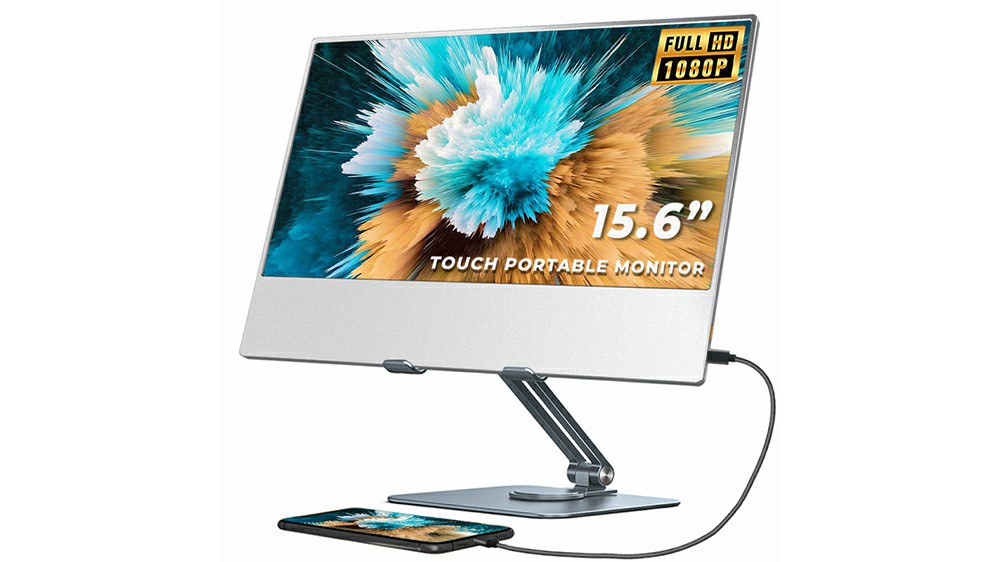 Super Thin 5mm Ultra-narrow LCD Gaming Monitor PC Second Screen 15.6 Touch Portable Monitor